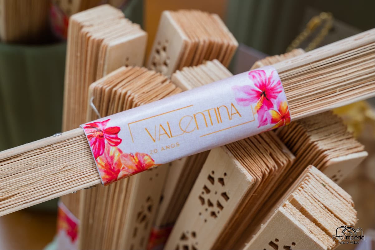 Leque personalizado para aniversários, empresas e eventos